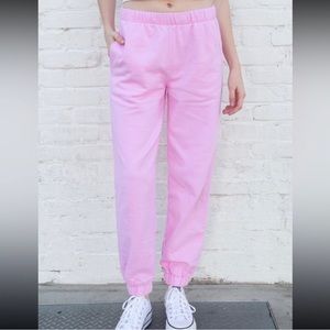 Brandy Melville Bubblegum Pink Sweatpants